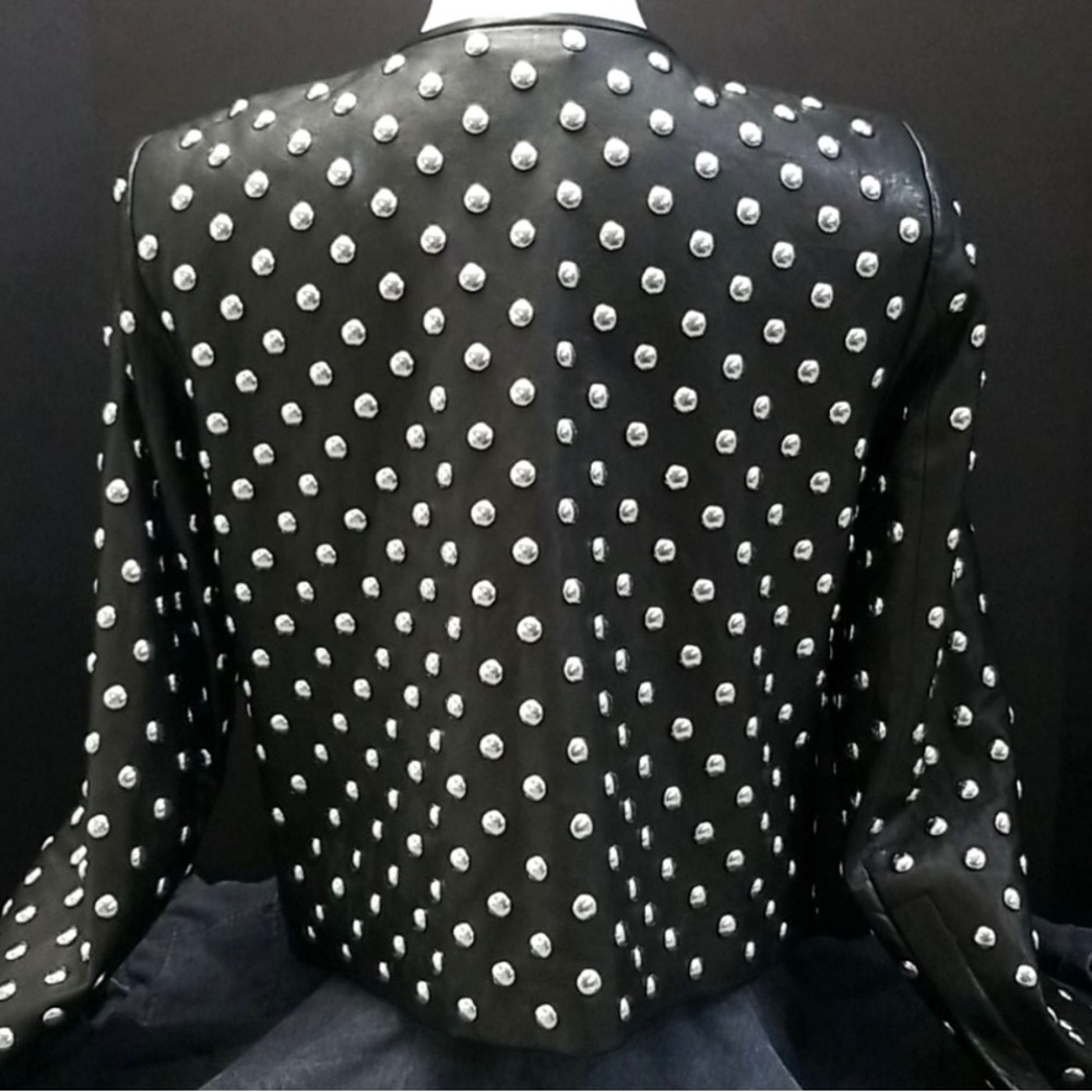 Diane von furstenberg leather jacket 2